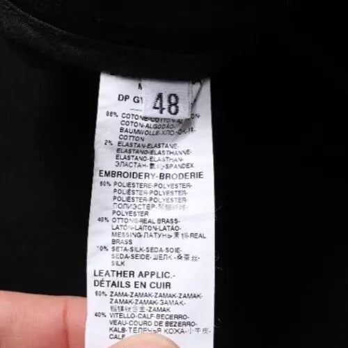 Black DG Crown Logo Cotton Skinny Denim Jeans-Dolce & Gabbana-LabelTerrace.com