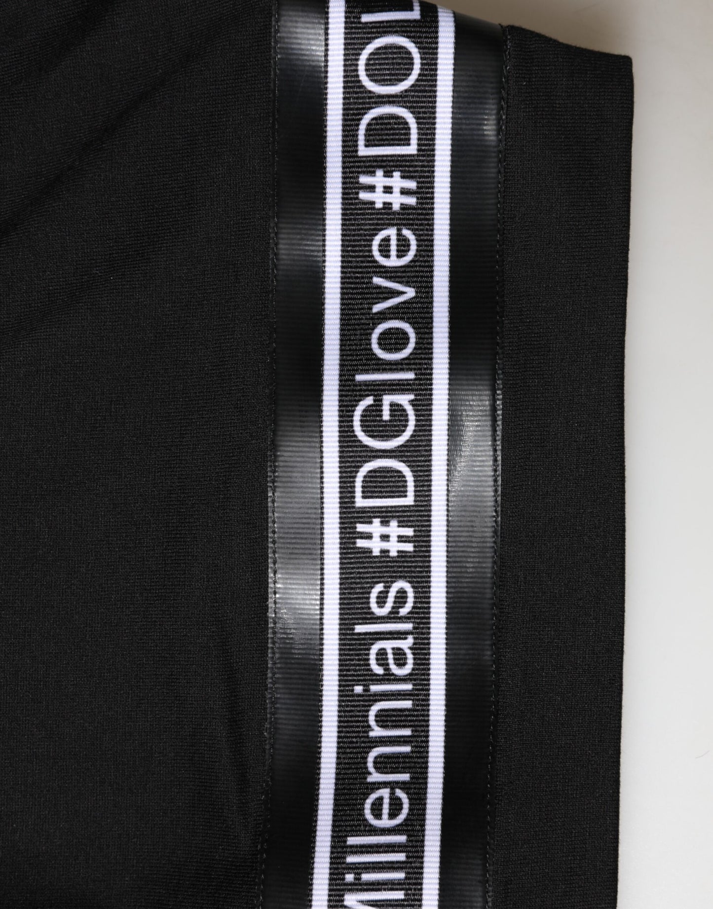 Black DGRoyals Cotton Men Crew Neck IT T-shirt