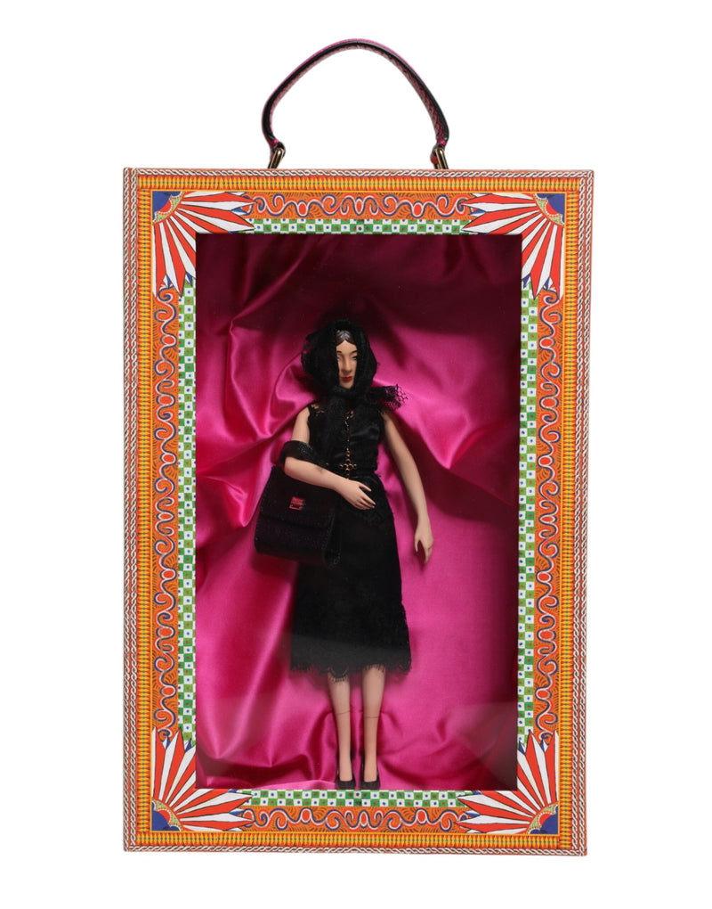 Black Dress Ceramic Porcelain Fashion Leather Sicily Dolls-Dolce & Gabbana-LabelTerrace.com