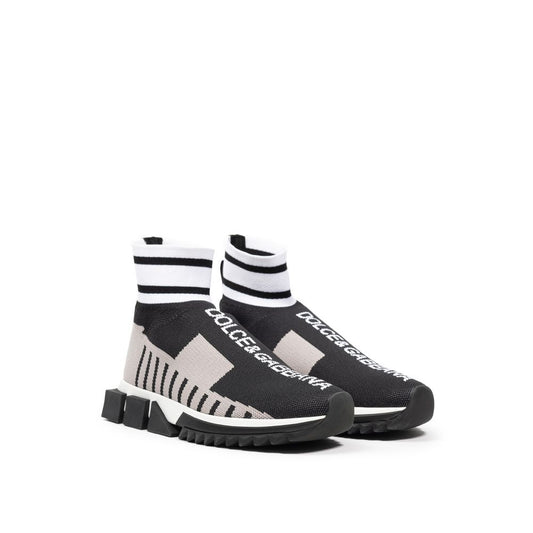 Black Fabric Sneaker-Dolce & Gabbana-LabelTerrace.com