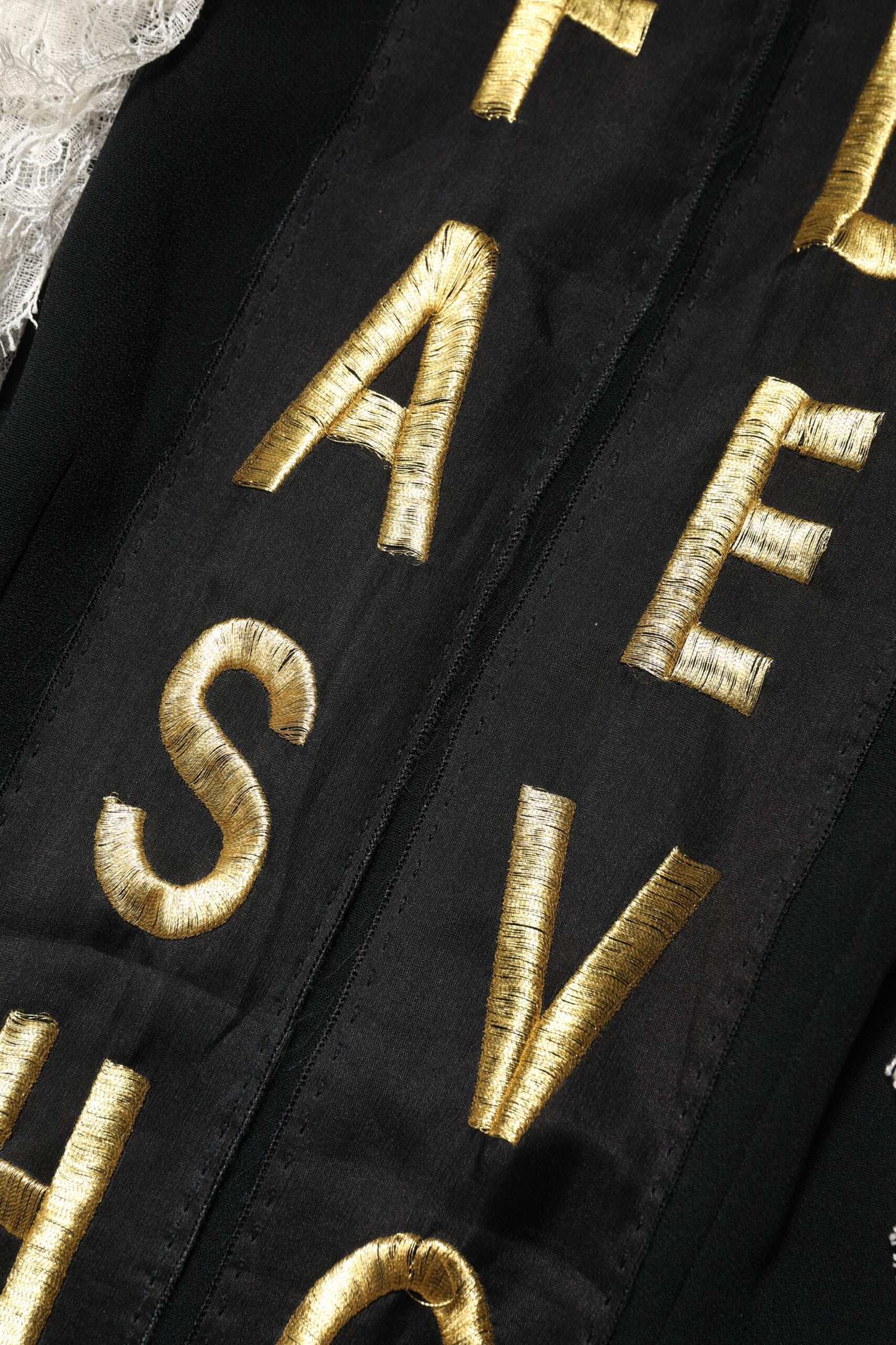 Black Fashion Devotion Embellish Mini Dress-Dolce & Gabbana-LabelTerrace.com