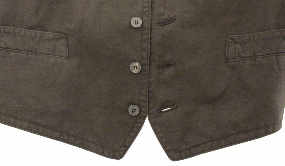 سترة رسمية من القطن والكتان باللون الأسود