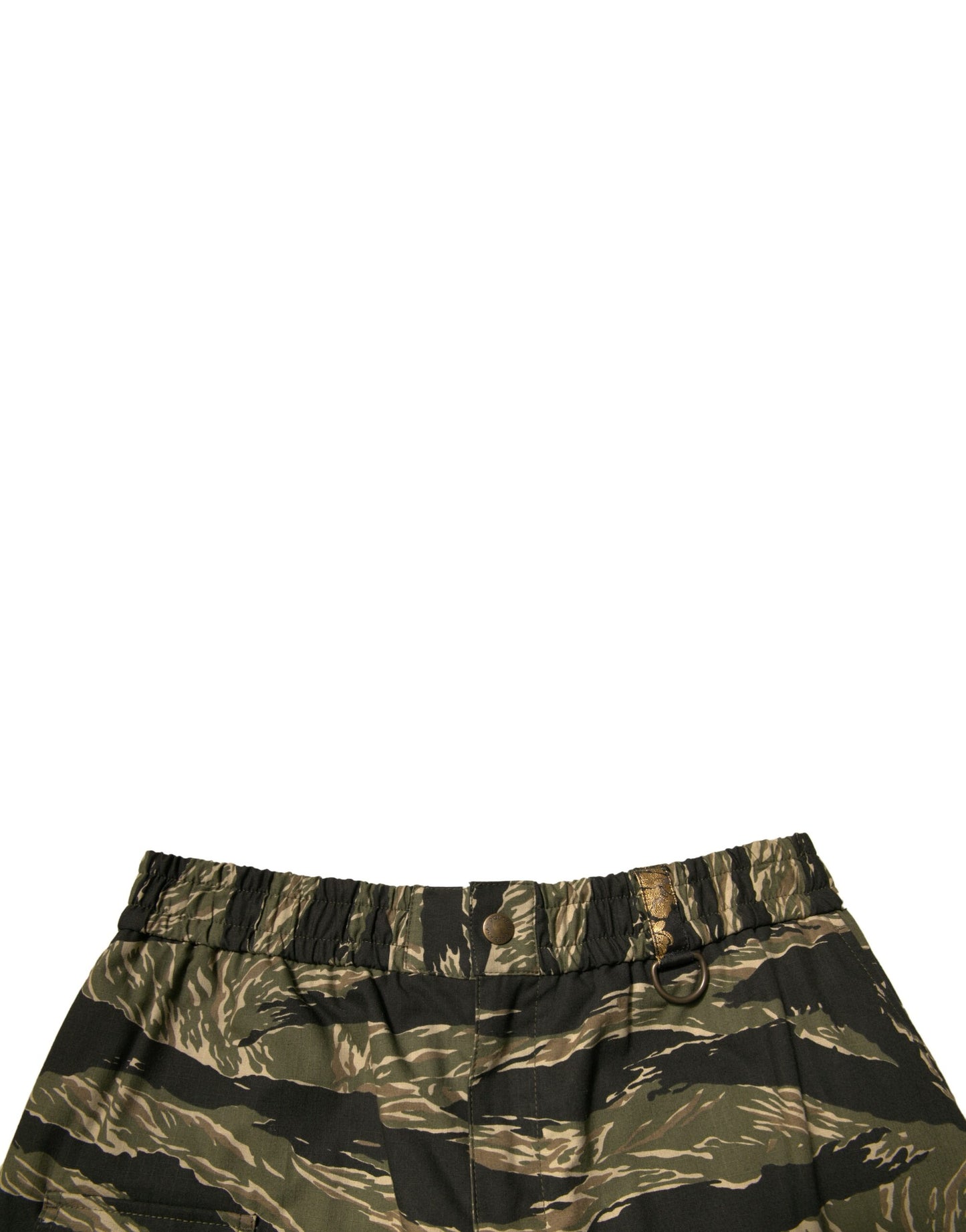 Black Gold Patterned Cotton Bermuda Shorts-Dolce & Gabbana-LabelTerrace.com