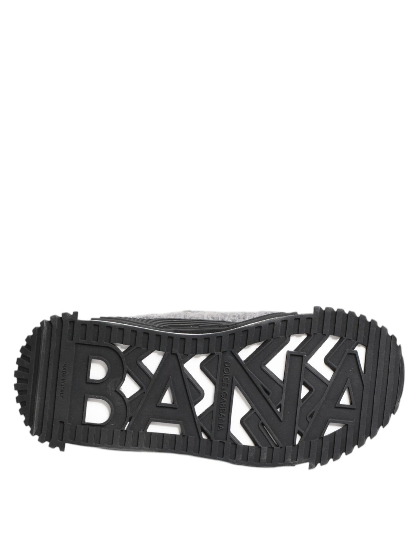 Black Gray NS1 Low Top Sneakers Shoes-Dolce & Gabbana-LabelTerrace.com