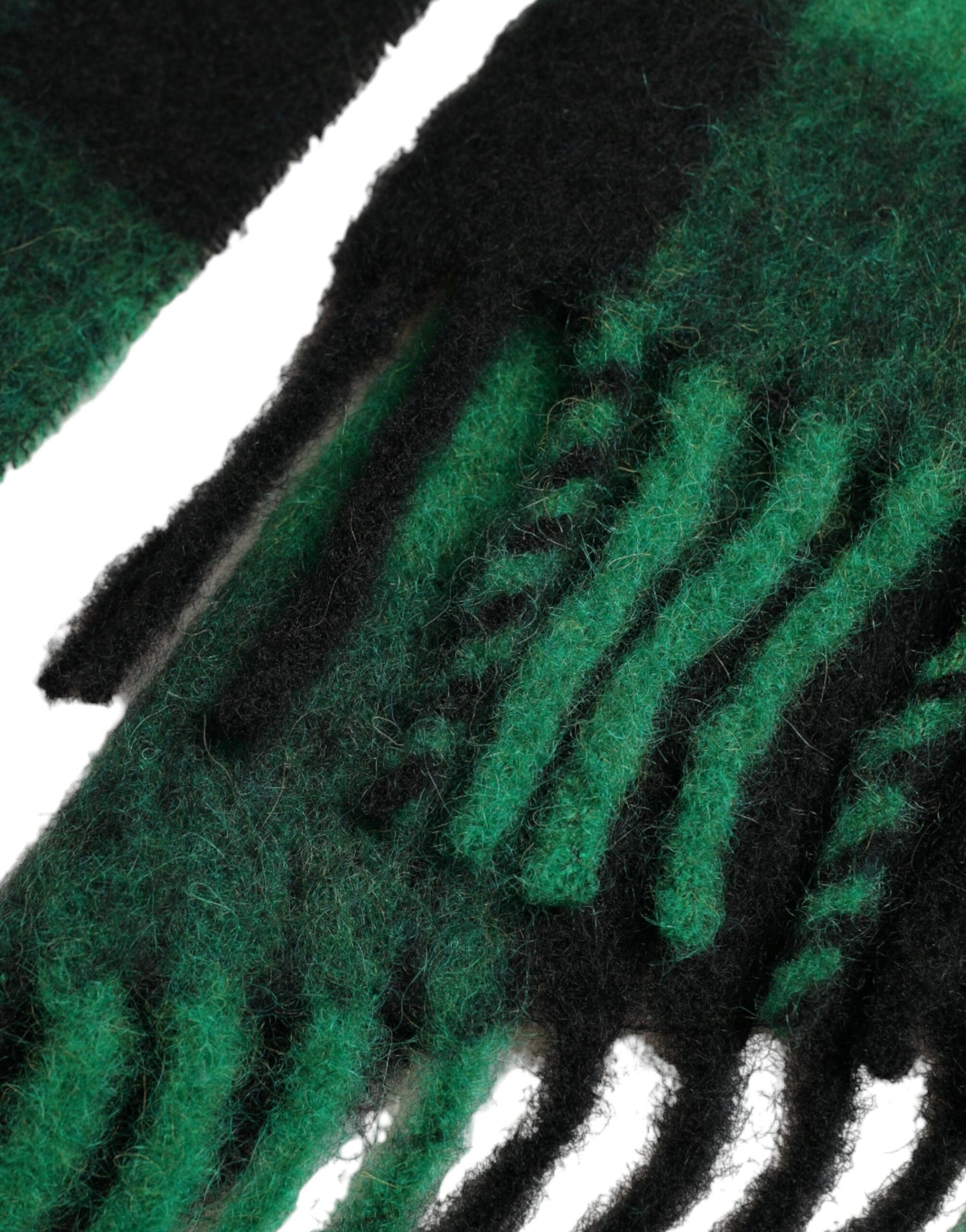 Black Green Buffalo Check Poncho Coat Jacket-Dolce & Gabbana-LabelTerrace.com