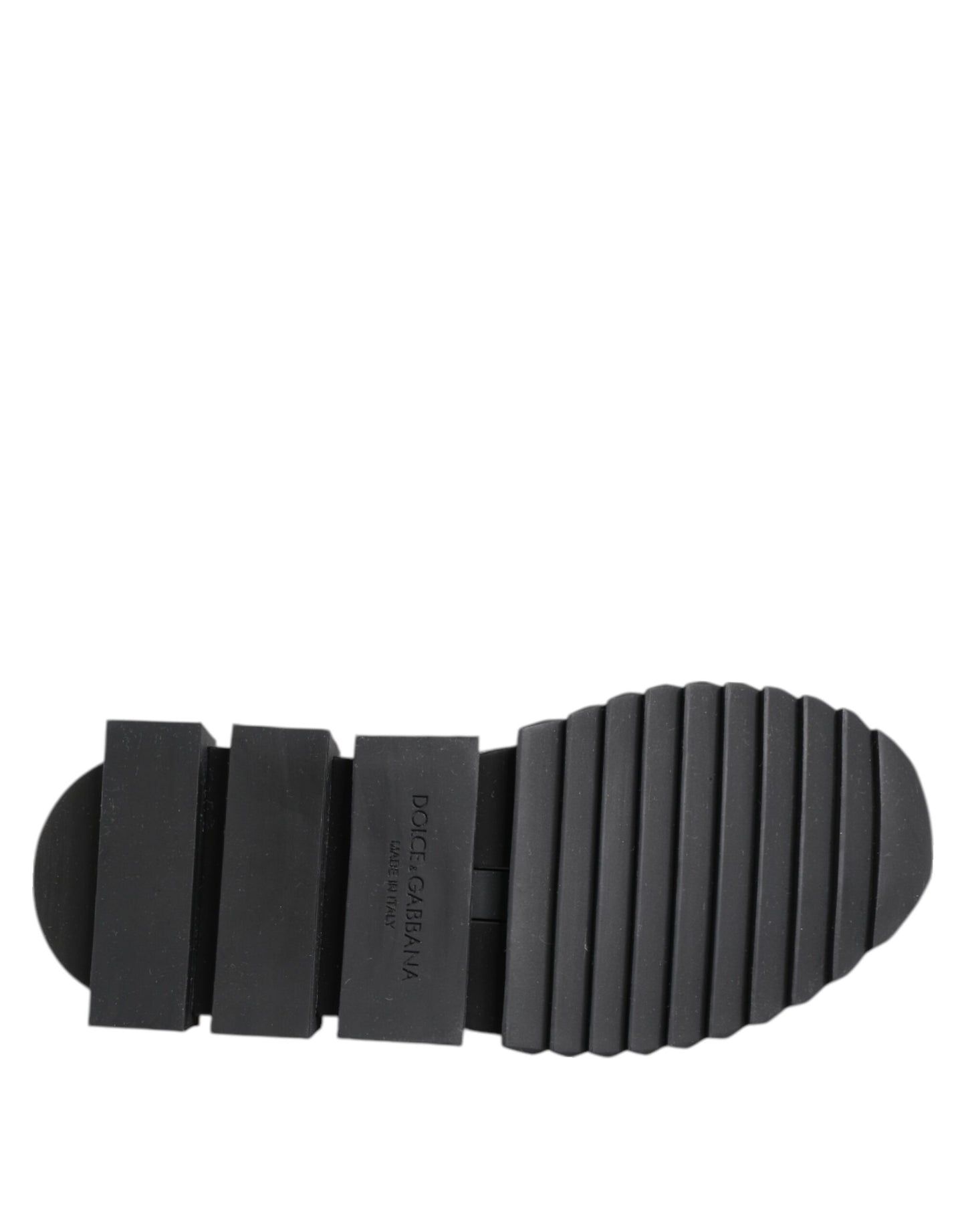 Black Grey Slip On Sorrento Sneakers Shoes-Dolce & Gabbana-LabelTerrace.com