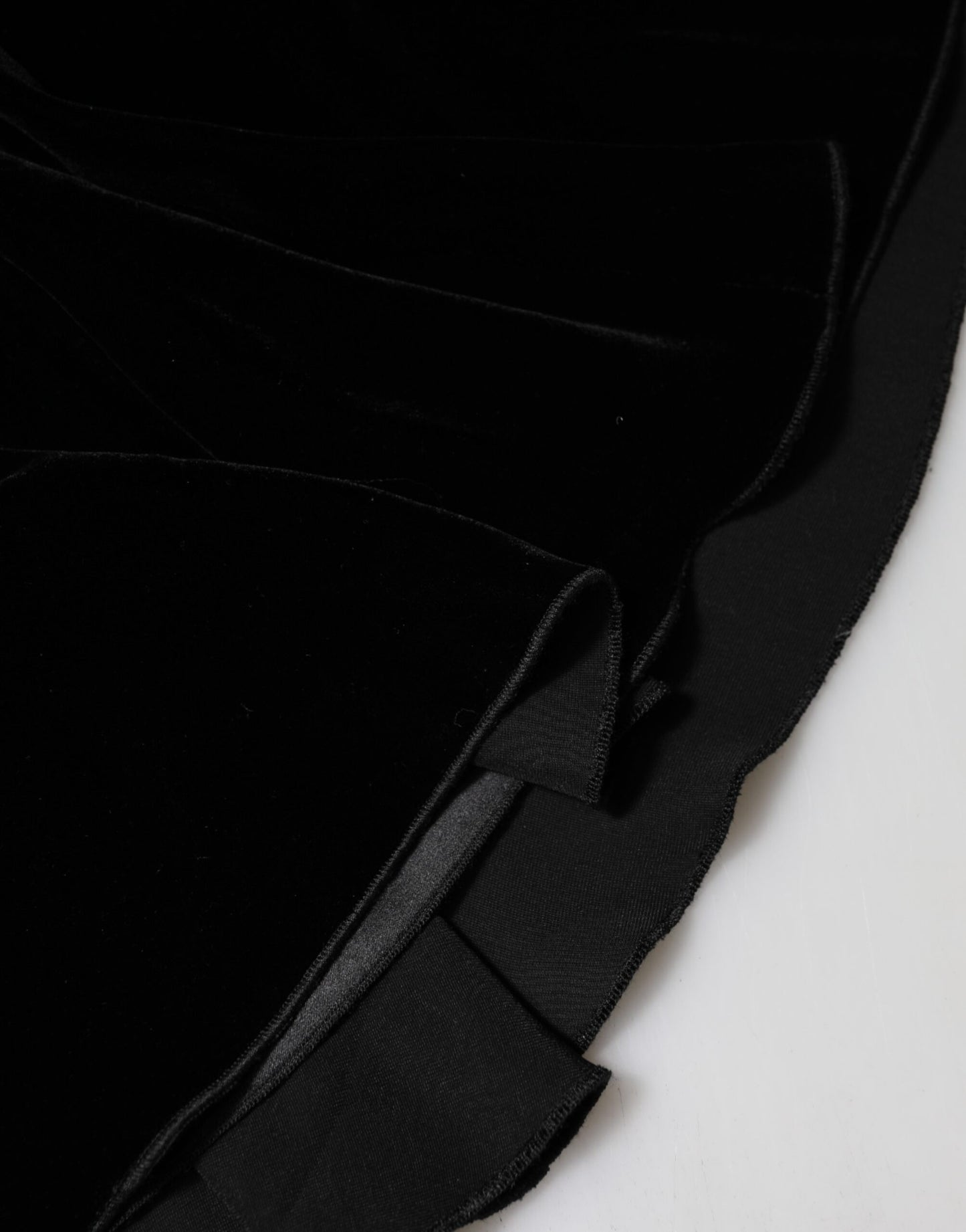 Black High Waist Fit Flared Midi Skirt-Dolce & Gabbana-LabelTerrace.com