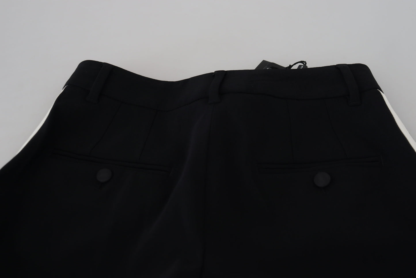 Black High Waist Women Pants-Dolce & Gabbana-LabelTerrace.com
