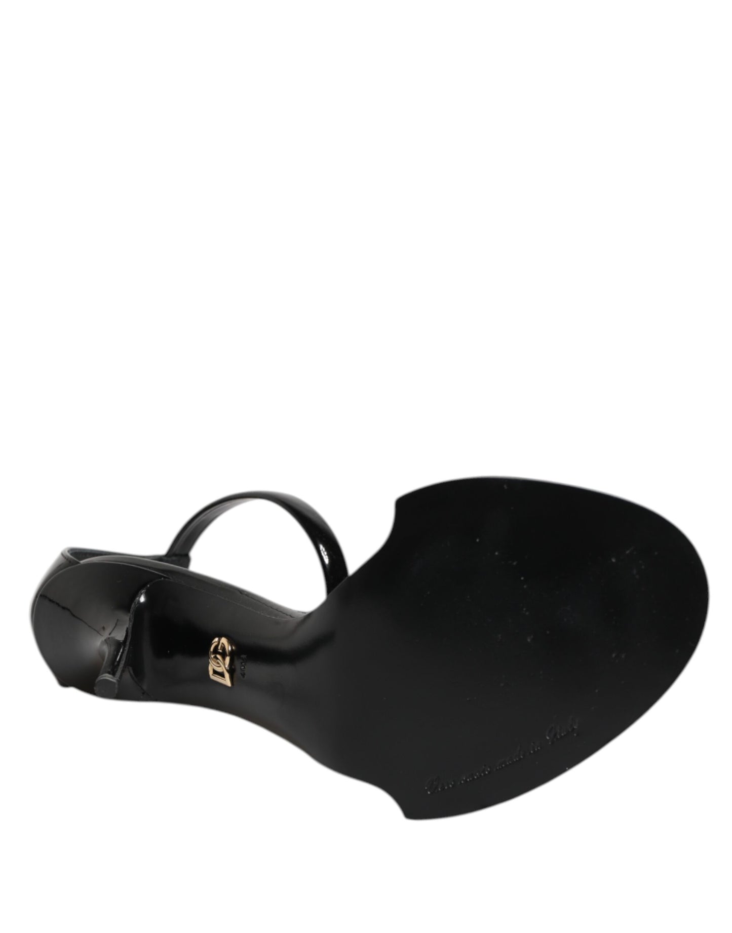Black KEIRA Pearl Embellished Sandals Shoes-Dolce & Gabbana-LabelTerrace.com