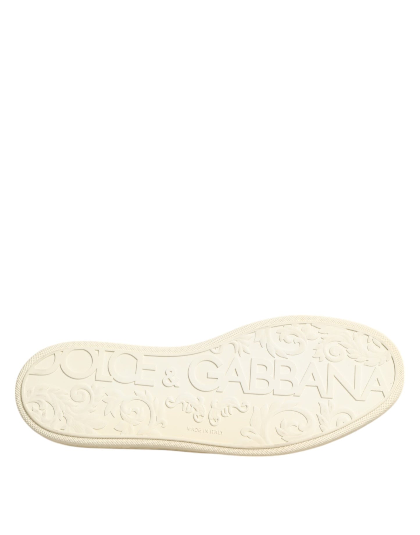 Black Leather Bee Crown Low Top Sneakers Shoes-Dolce & Gabbana-LabelTerrace.com