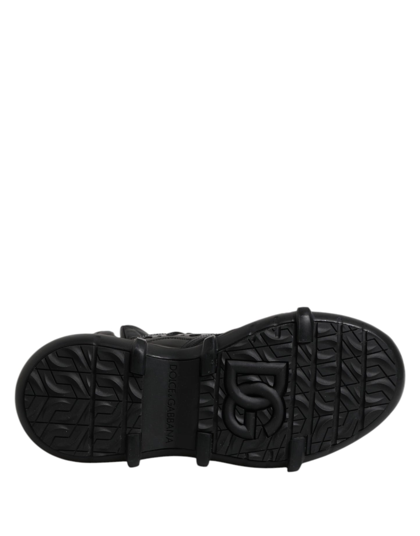 Black Leather Casual Mens Ankle Boots Shoes-Dolce & Gabbana-LabelTerrace.com