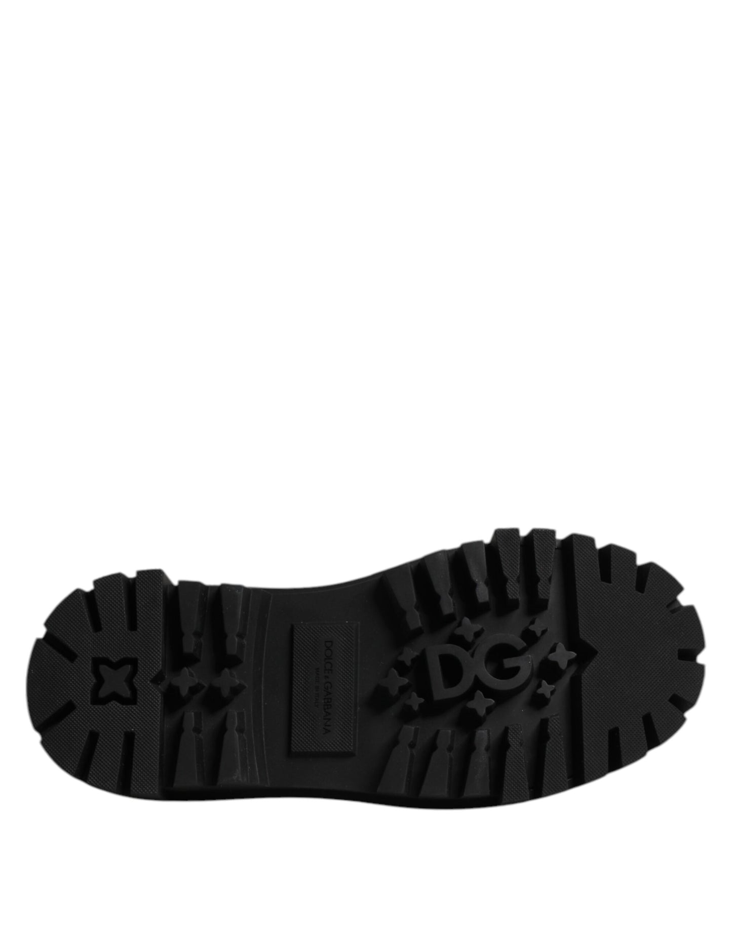 Black Leather Lace Up Derby Men Dress Shoes-Dolce & Gabbana-LabelTerrace.com