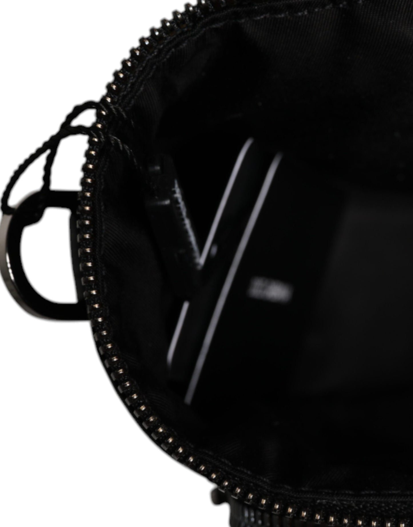 Black Leather Logo Purse Crossbody Camera Bag-Dolce & Gabbana-LabelTerrace.com