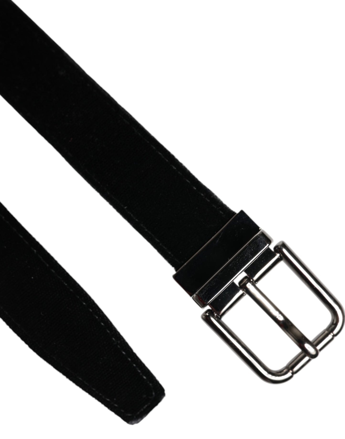 Black Leather Metal Buckle Classic Belt-Dolce & Gabbana-LabelTerrace.com