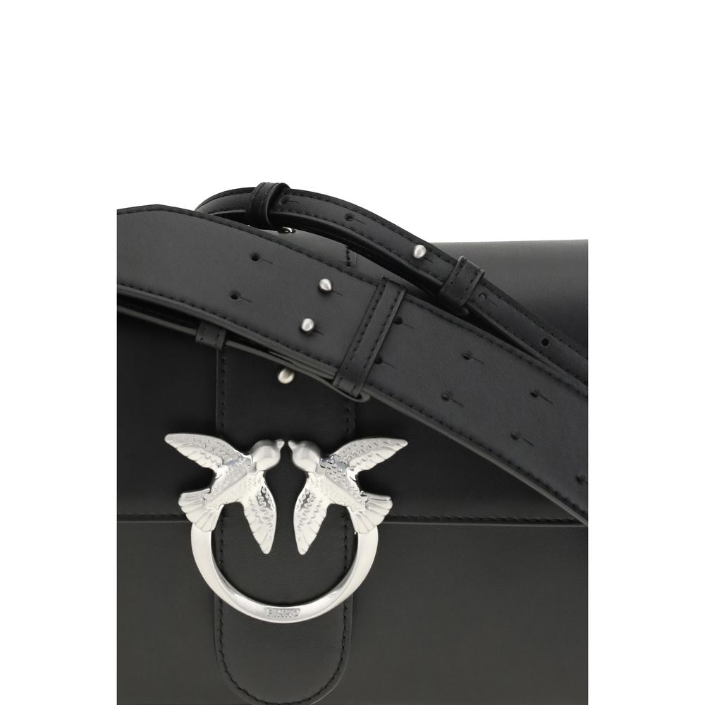 Black Leather Shoulder Bag