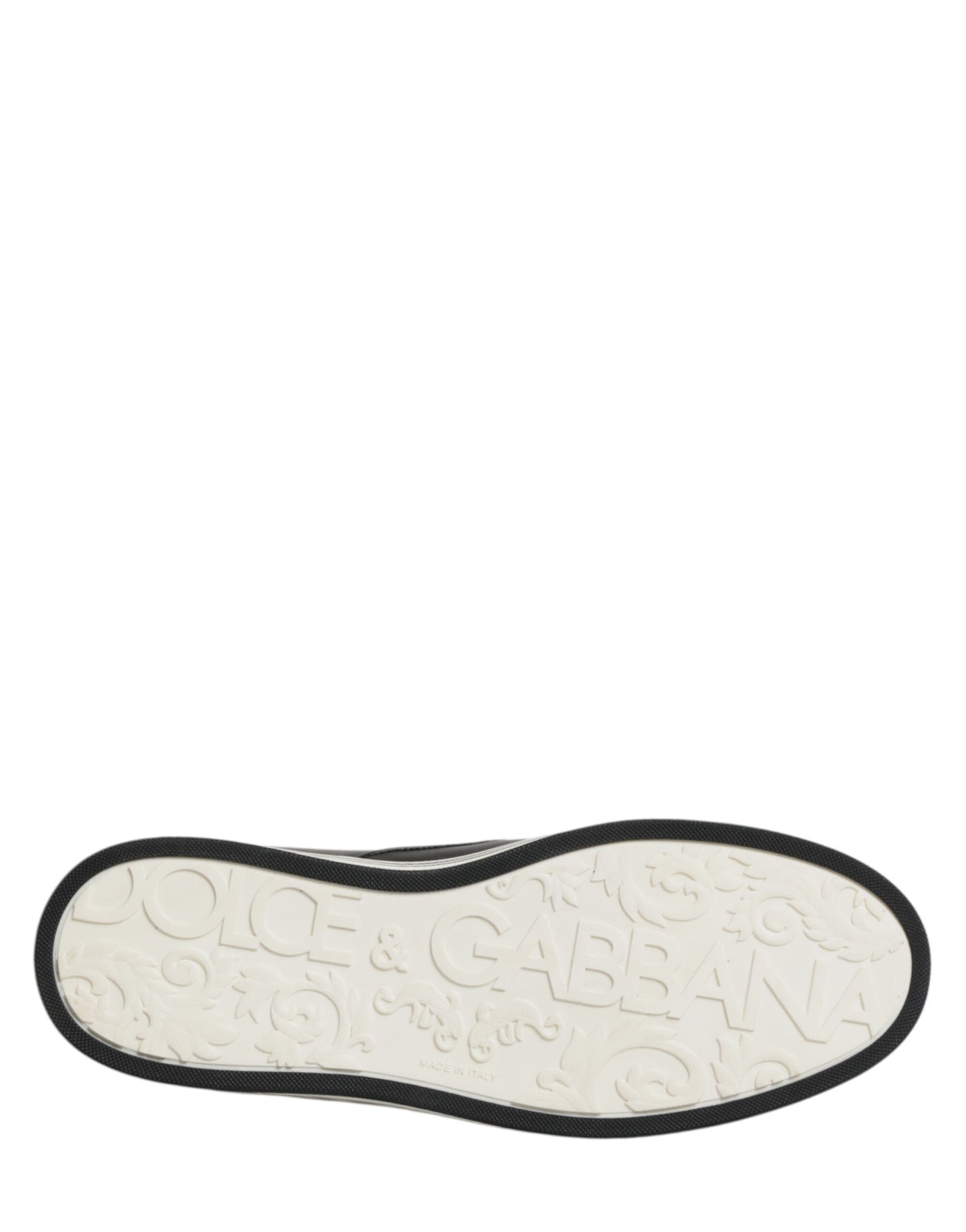 Black Leather Signature Figures Sneakers Shoes