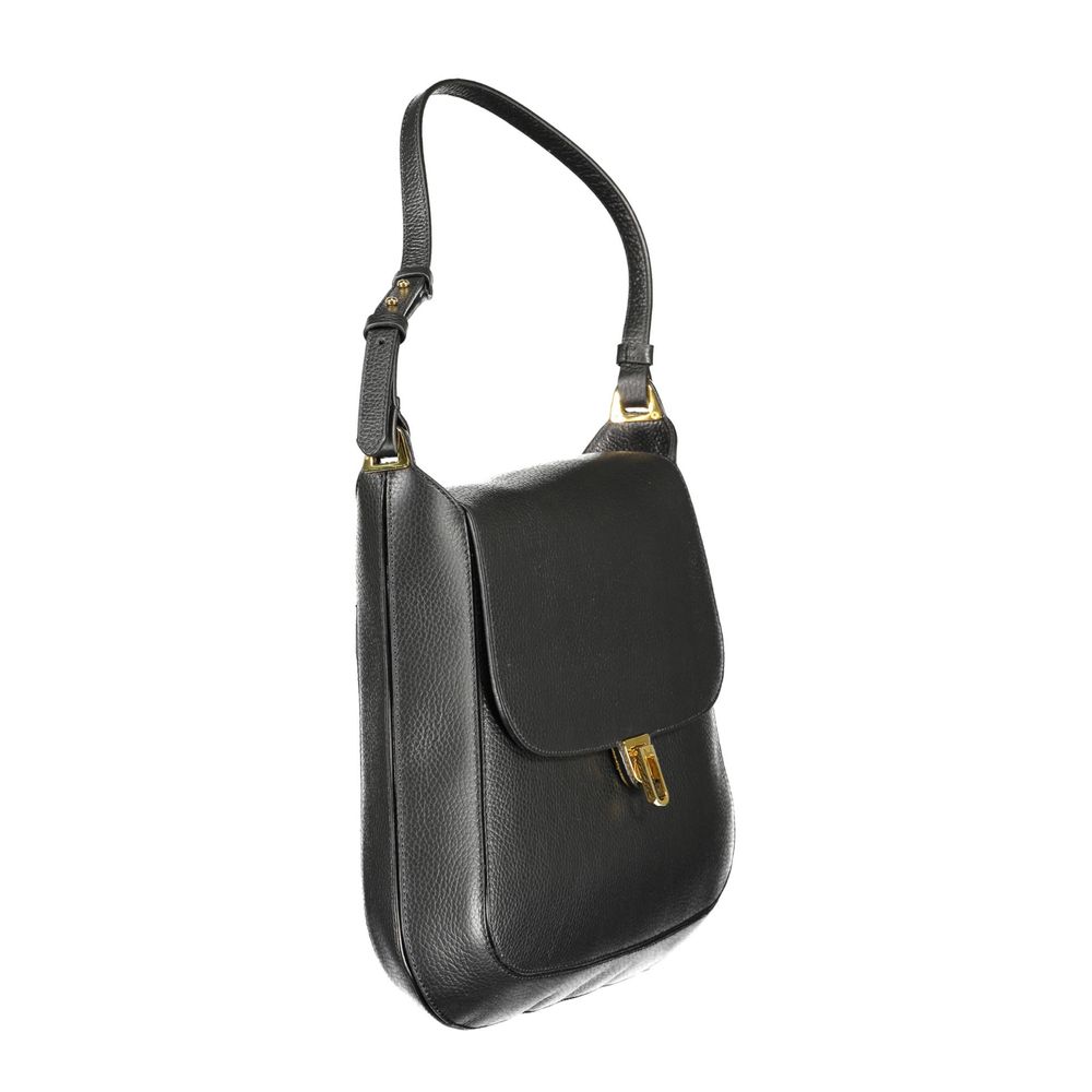 Black Leather Women Handbag-Coccinelle-LabelTerrace.com