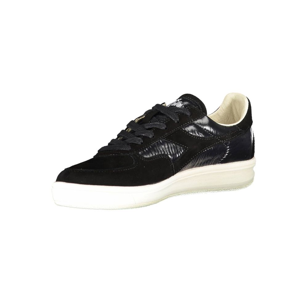 Black Leather Women Sneaker-Diadora-LabelTerrace.com