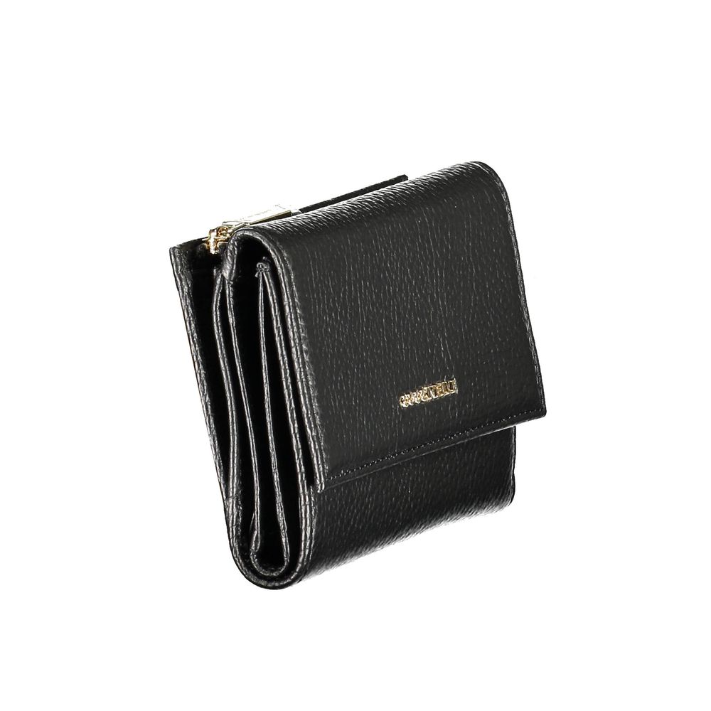 Black Leather Women Wallet-Coccinelle-LabelTerrace.com