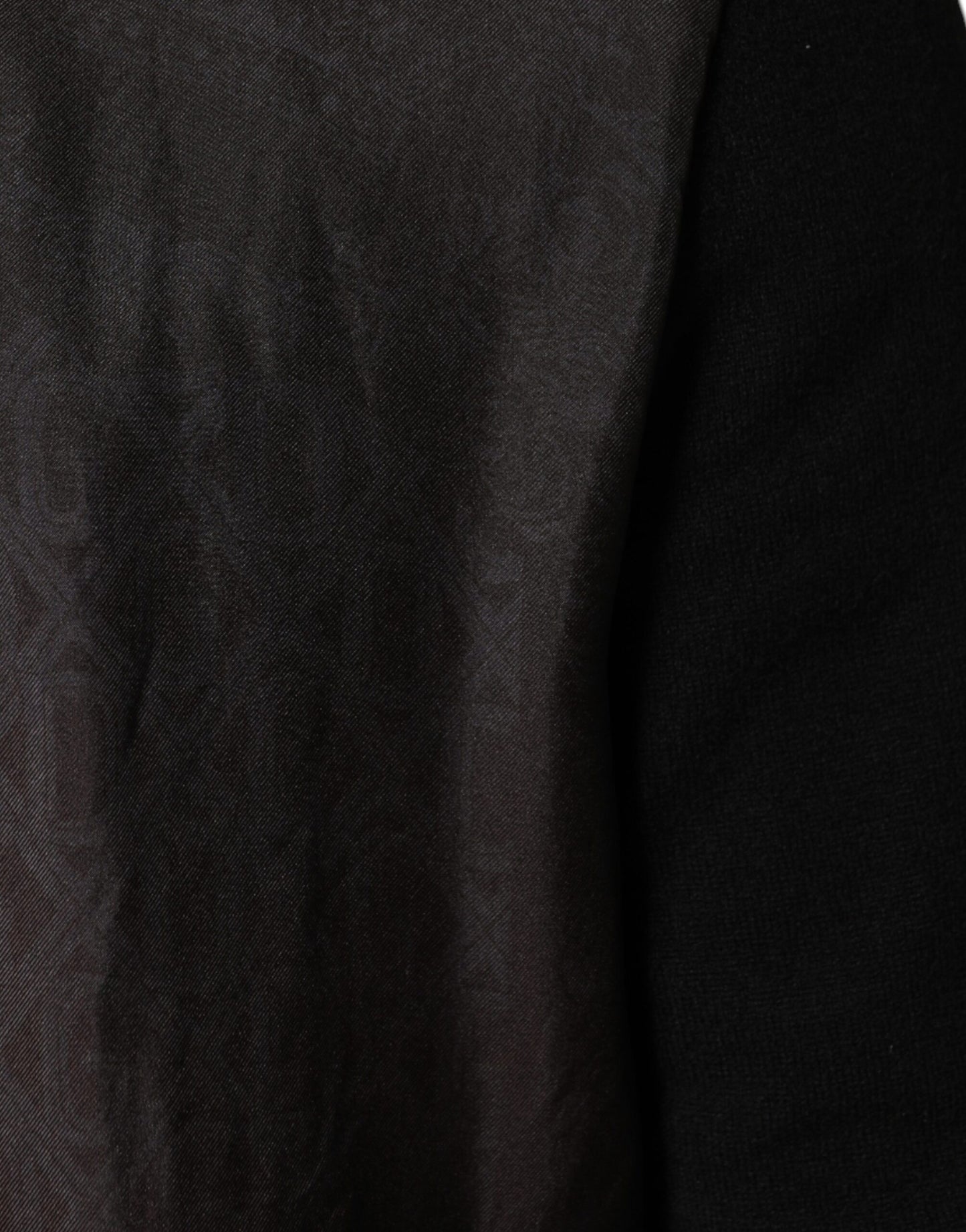 Black Logo Monogram Full Zip Bomber Jacket-Dolce & Gabbana-LabelTerrace.com