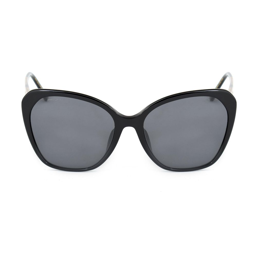 Black Metal Sunglasses-Jimmy Choo-LabelTerrace.com