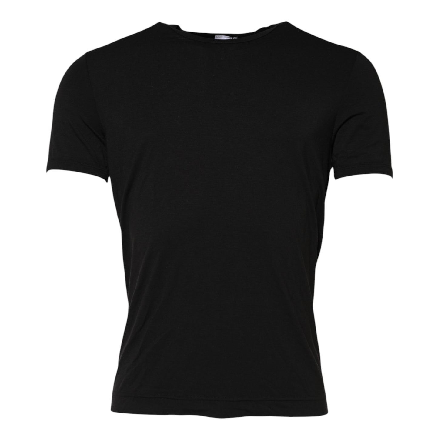 Black Modal Men Crew Neck Underwear T-shirt-Dolce & Gabbana-LabelTerrace.com