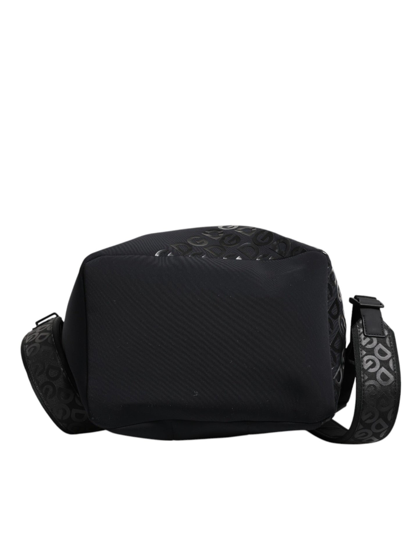 Black Neoprene Nylon DG Logo School Backpack Bag-Dolce & Gabbana-LabelTerrace.com
