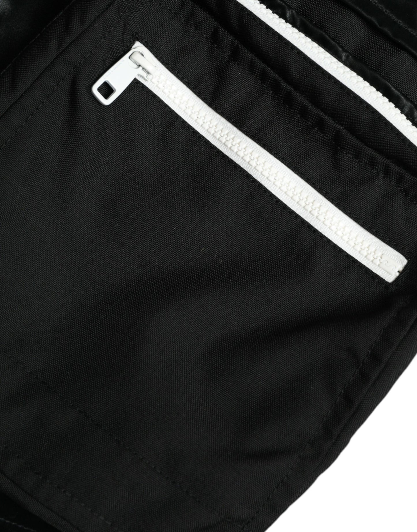 Black Nylon Cargo Jogger Men Sweatpants Pants-Dolce & Gabbana-LabelTerrace.com