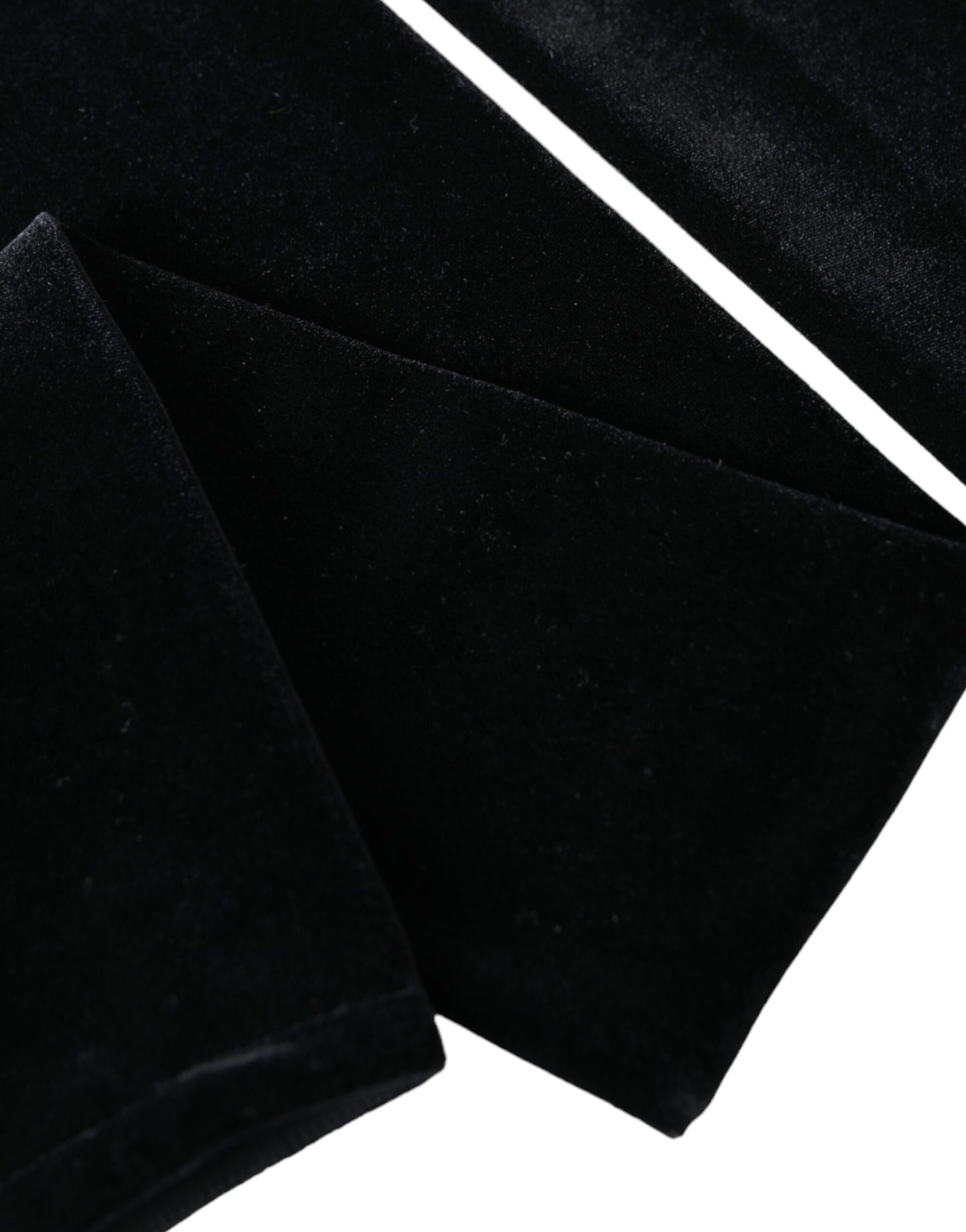 Black Nylon Finger Less Elbow Long Gloves-Dolce & Gabbana-LabelTerrace.com