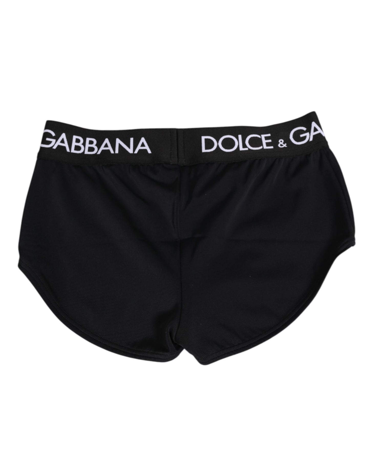 Black Nylon Logo Waistband Shorts Underwear-Dolce & Gabbana-LabelTerrace.com