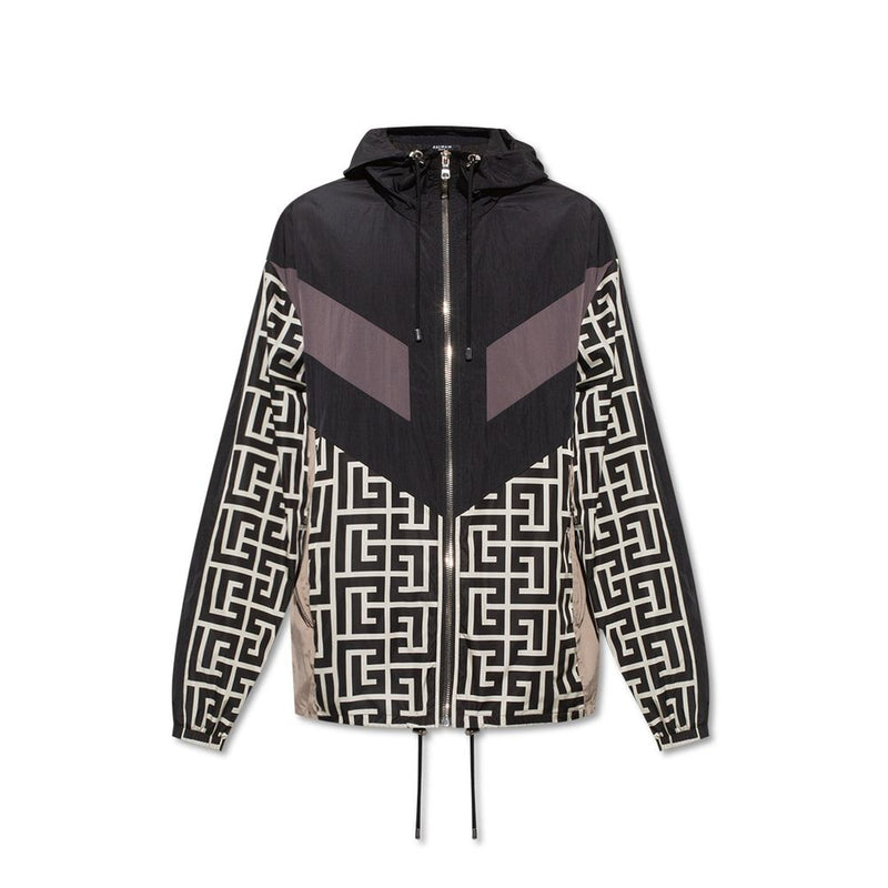 Nylon Monogram Jacket-Balmain-LabelTerrace.com