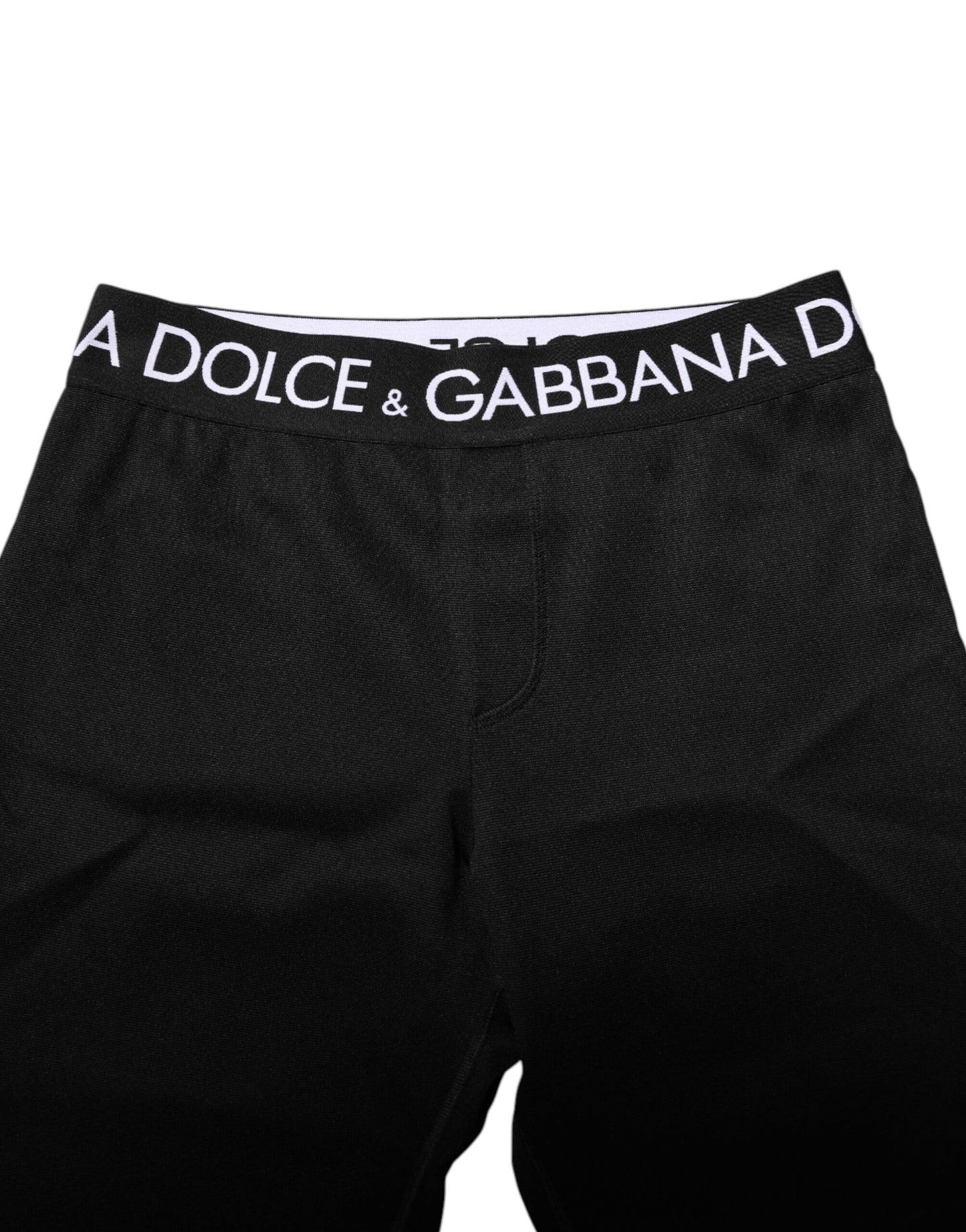 Black Nylon Skinny Men Jogger Pants-Dolce & Gabbana-LabelTerrace.com