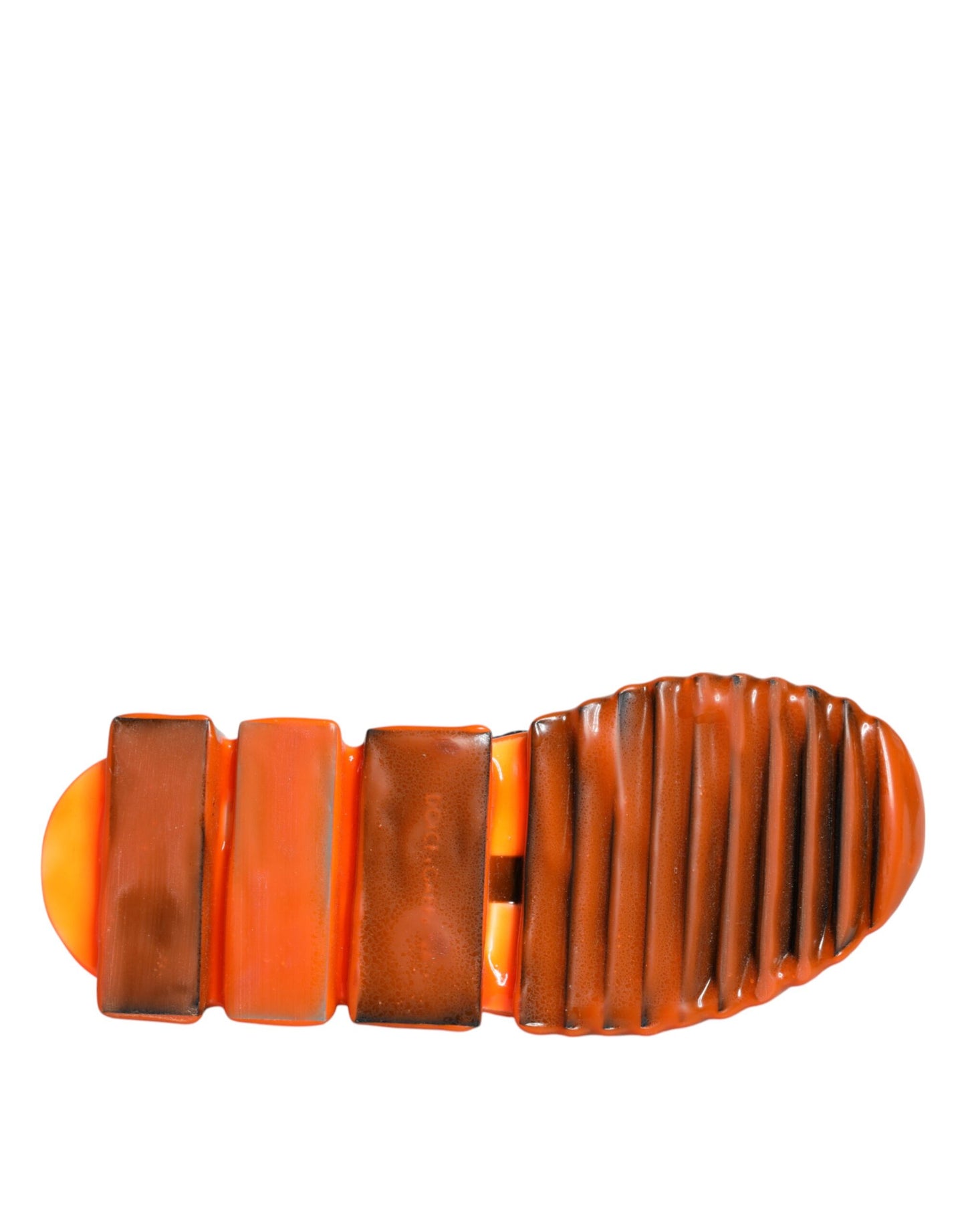 Black Orange Sorrento Slip On Sneakers Shoes-Dolce & Gabbana-LabelTerrace.com