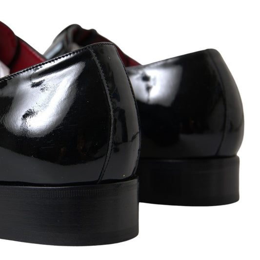 Black Patent Leather Formal Shoes-Dolce & Gabbana-LabelTerrace.com