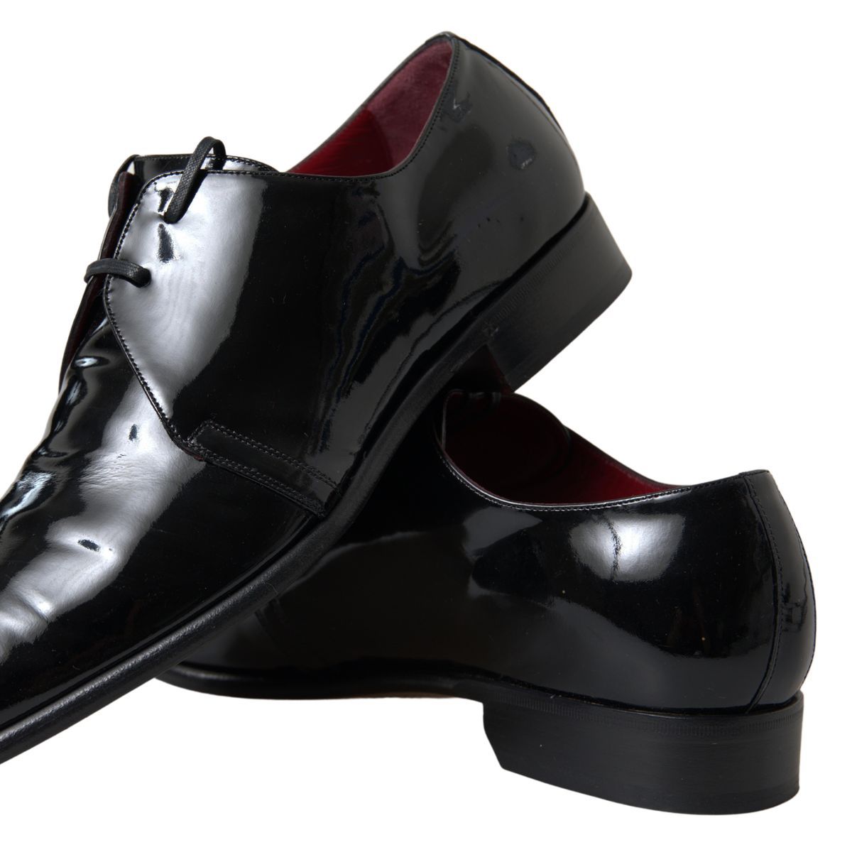 Black Patent Leather Formal Shoes-Dolce & Gabbana-LabelTerrace.com