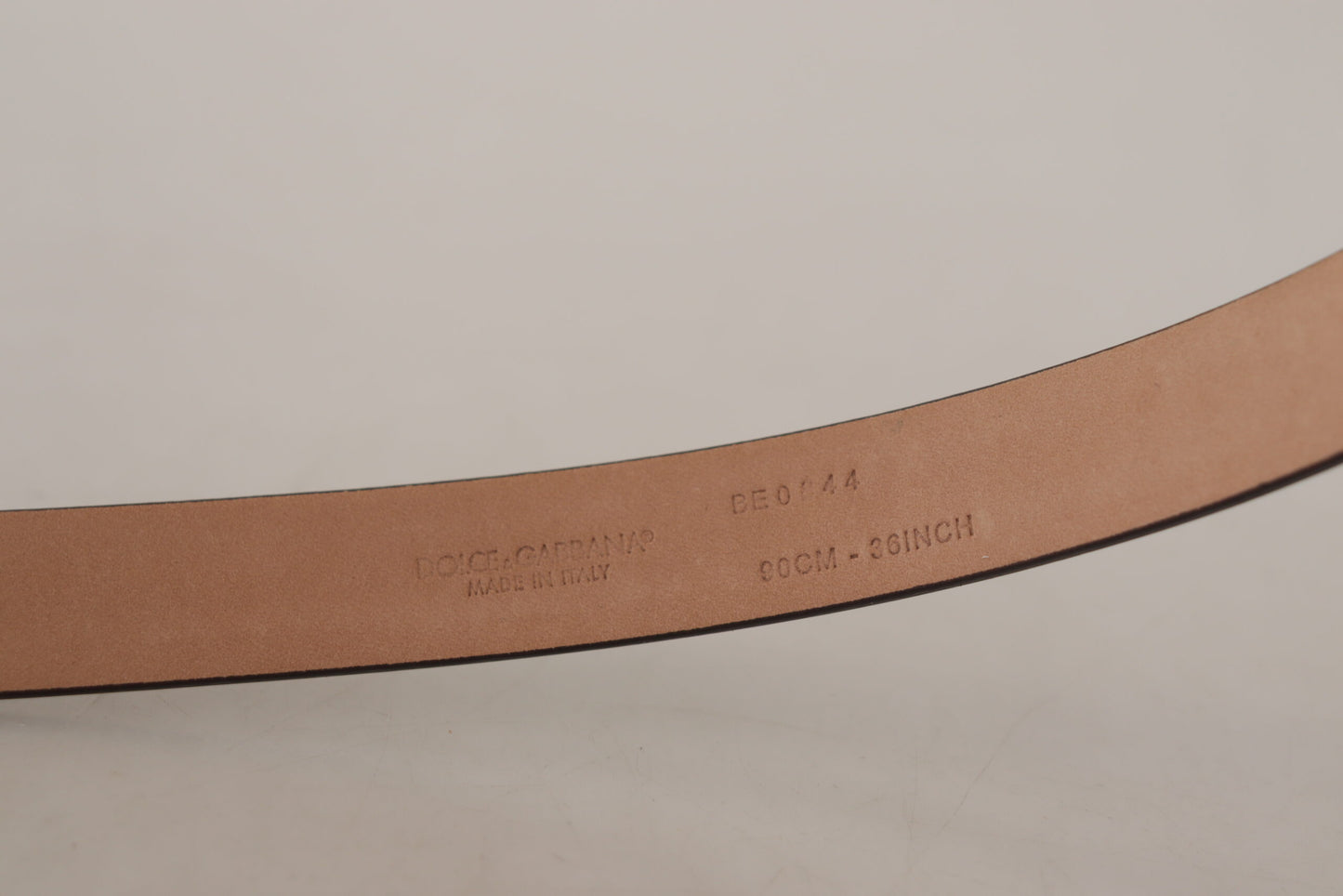 Black Patent Leather Logo Metal Waist Buckle Belt-Dolce & Gabbana-LabelTerrace.com