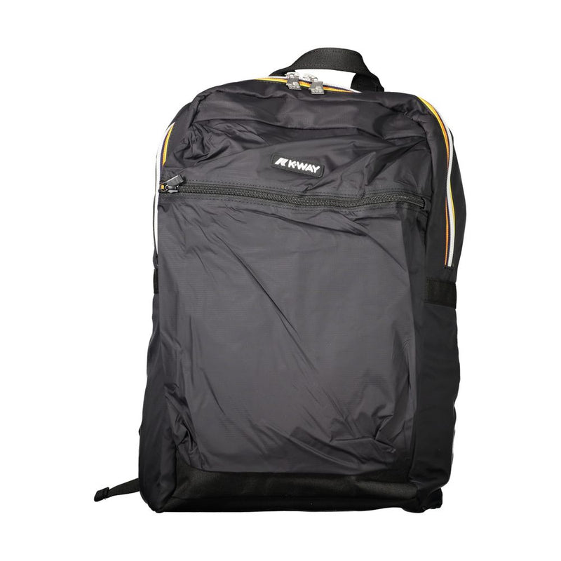 Black Polyamide Men Backpack-K-WAY-LabelTerrace.com