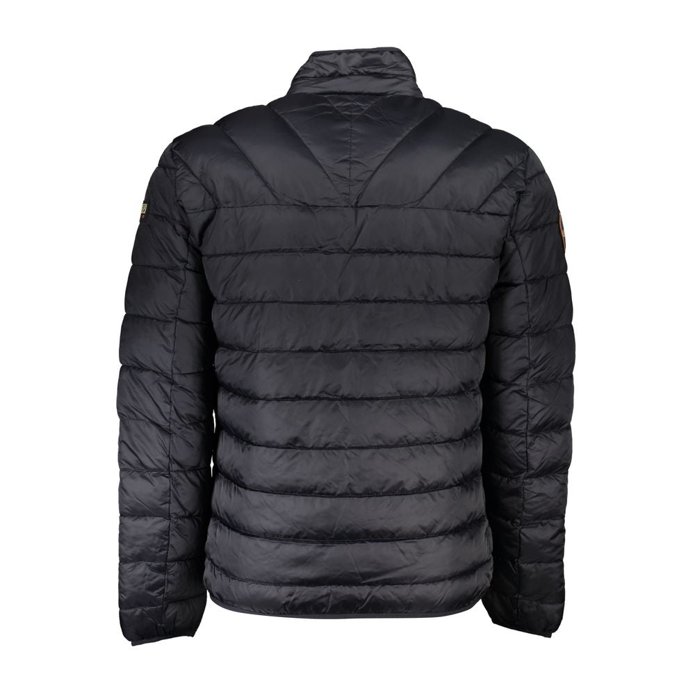 Black Polyamide Men Jacket-Napapijri-LabelTerrace.com