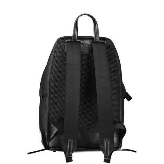 Black Polyester Backpack