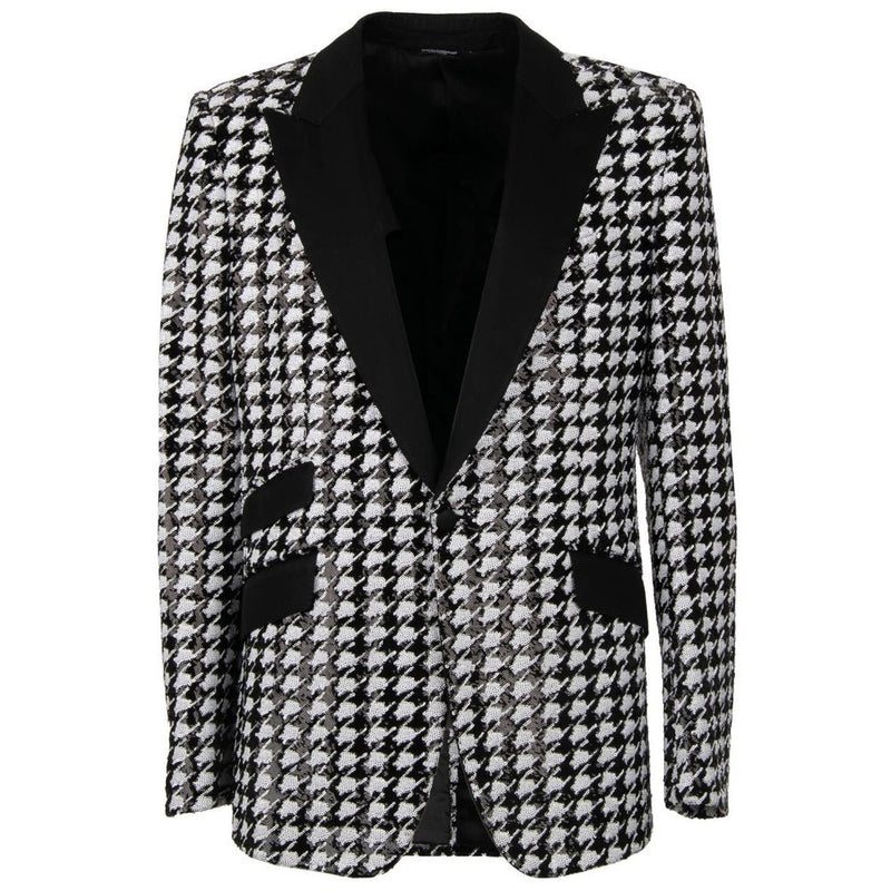 Black Polyester Blazer-Dolce & Gabbana-LabelTerrace.com