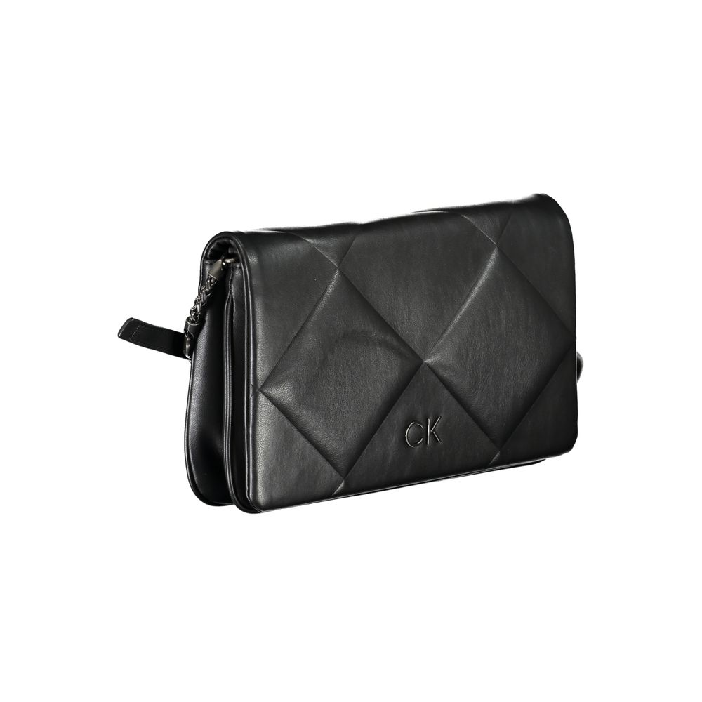 Black Polyester Handbag-Calvin Klein-LabelTerrace.com