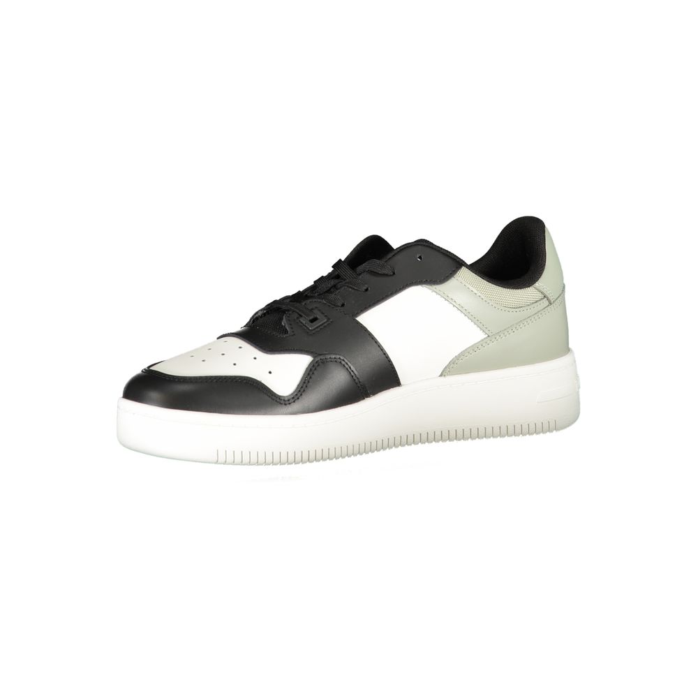 Black Polyester Sneaker-Tommy Hilfiger-LabelTerrace.com