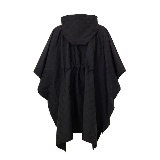 Black Polyester Trench Coat-Gucci-LabelTerrace.com