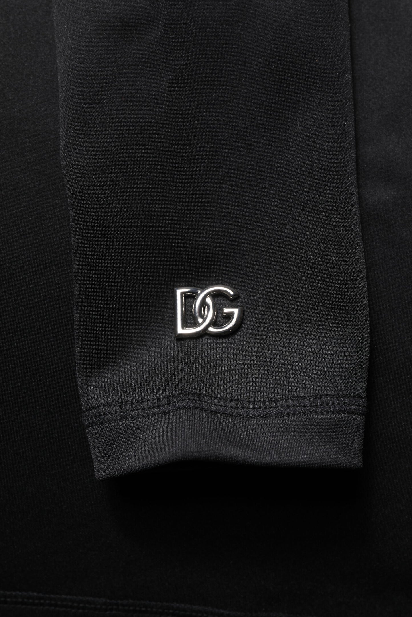 Black Polyester Turtleneck Pullover Sweater-Dolce & Gabbana-LabelTerrace.com