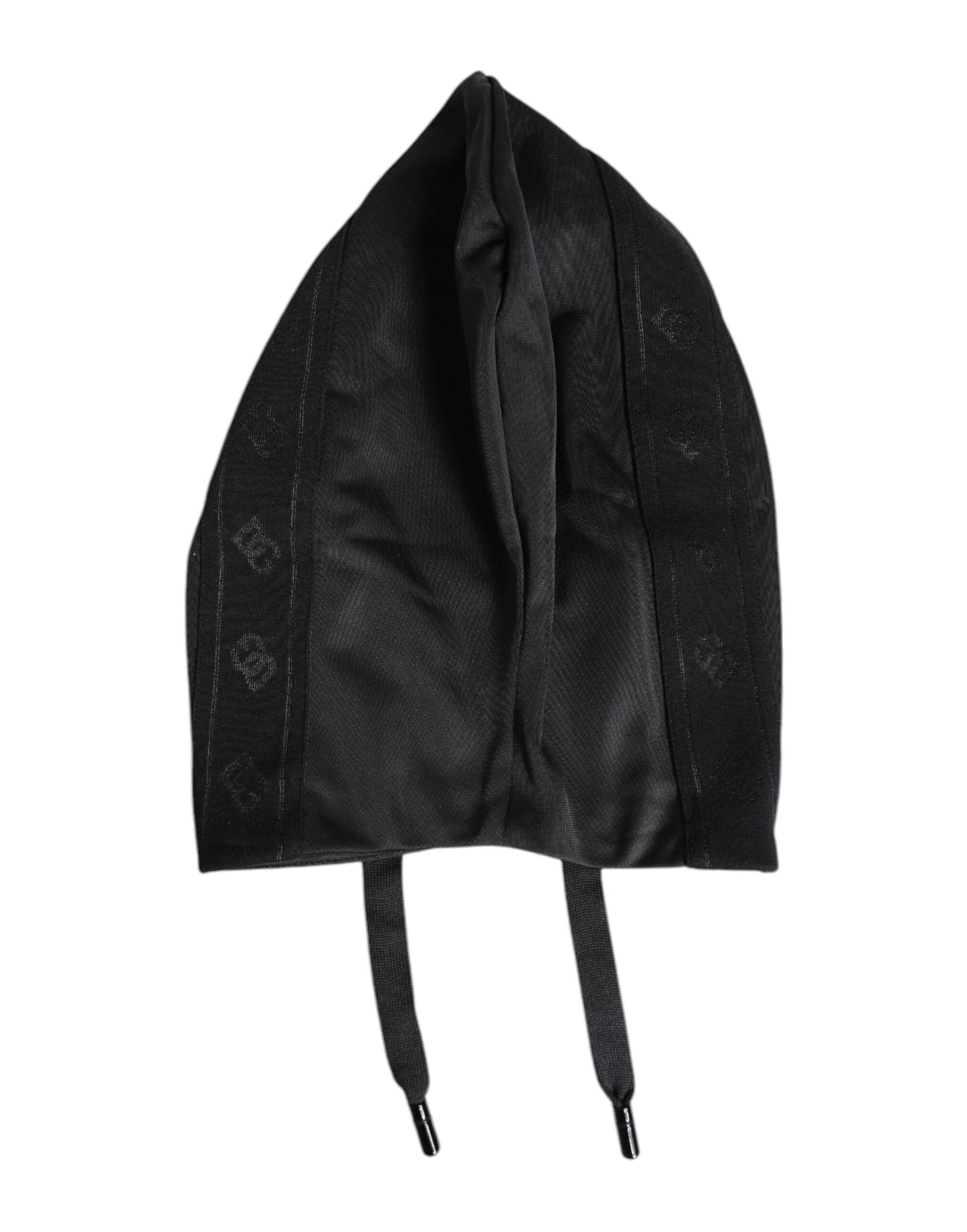 Black Polyester Whole Head Wrap Hat-Dolce & Gabbana-LabelTerrace.com