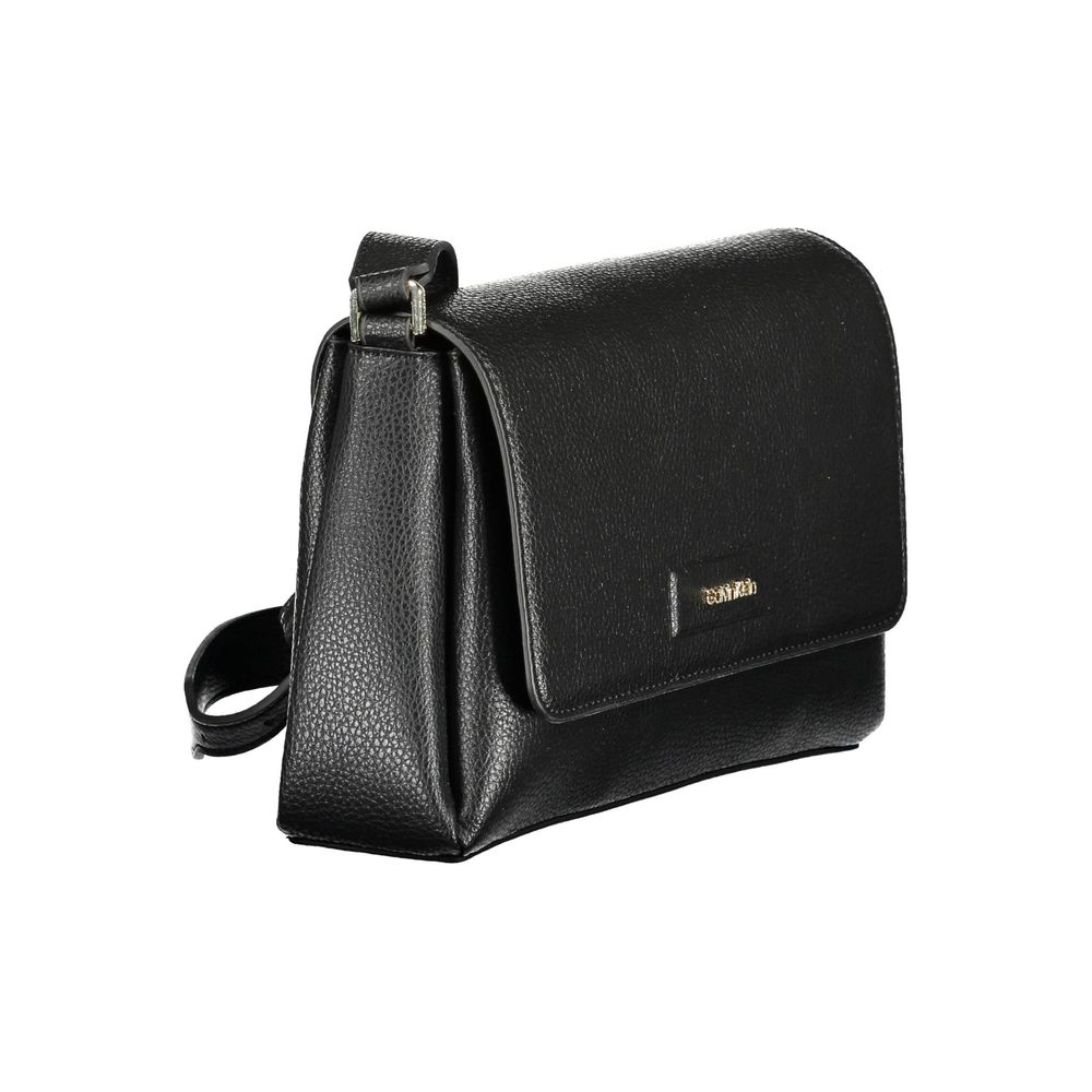 Black Polyester Women Handbag-Calvin Klein-LabelTerrace.com