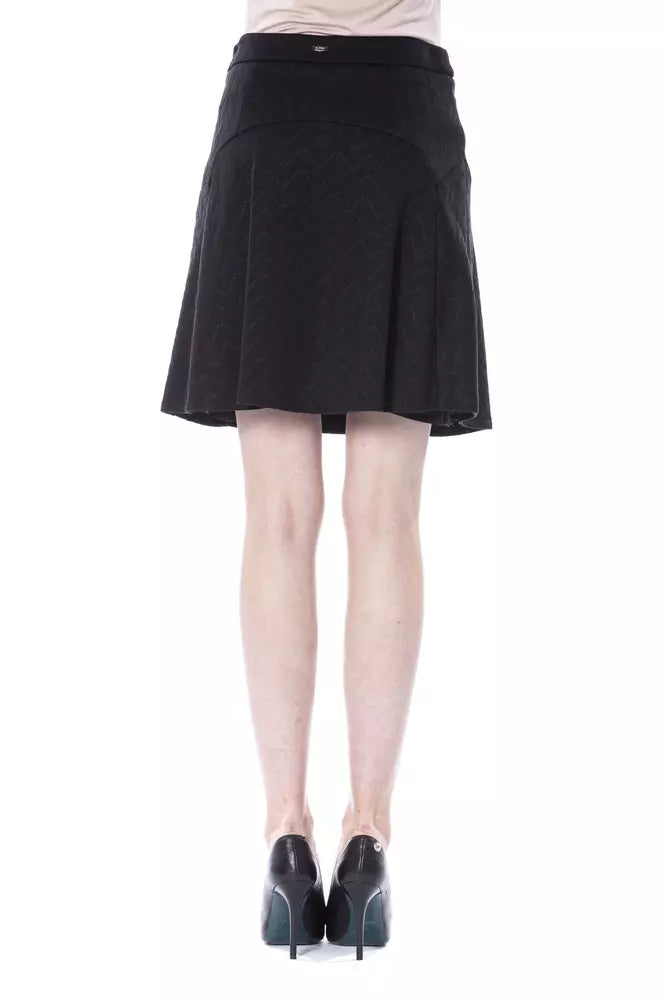 Black Polyester Women Skirt-BYBLOS-LabelTerrace.com
