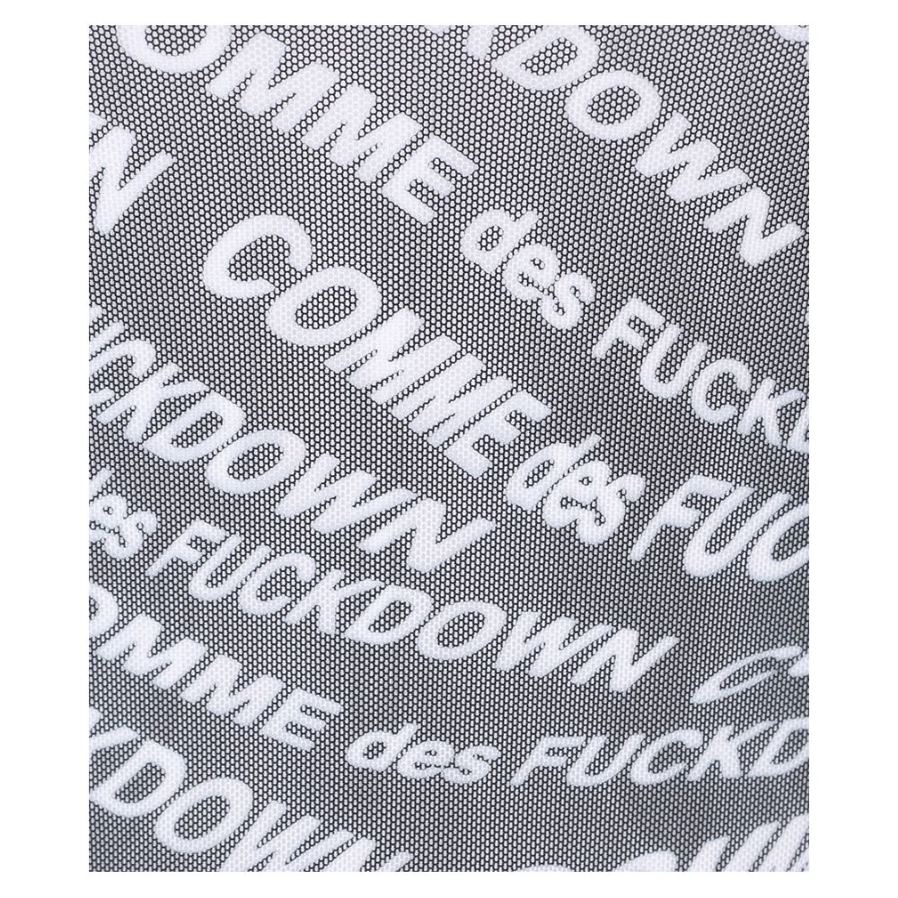 Black Polyester Women T-Shirt-Comme Des Fuckdown-LabelTerrace.com