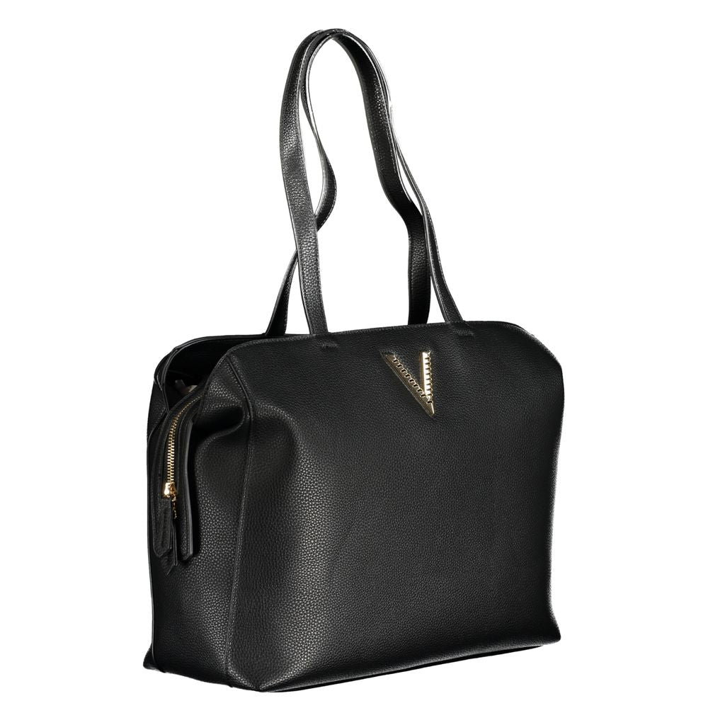 Black Polyethylene Handbag-Mario Valentino-LabelTerrace.com