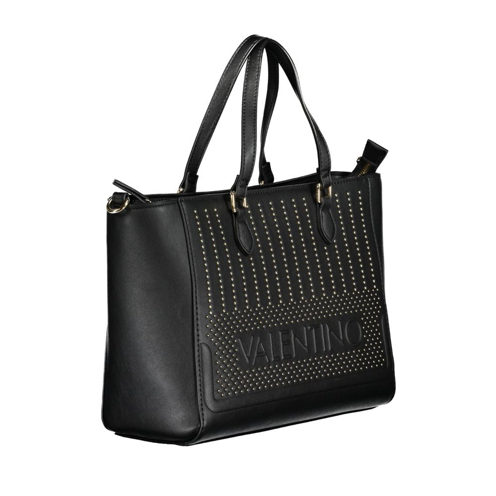 Black Polyethylene Handbag-Mario Valentino-LabelTerrace.com